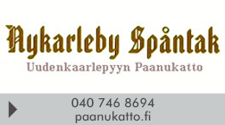 Nykarleby Bygg & Spåntak öppet bolag logo